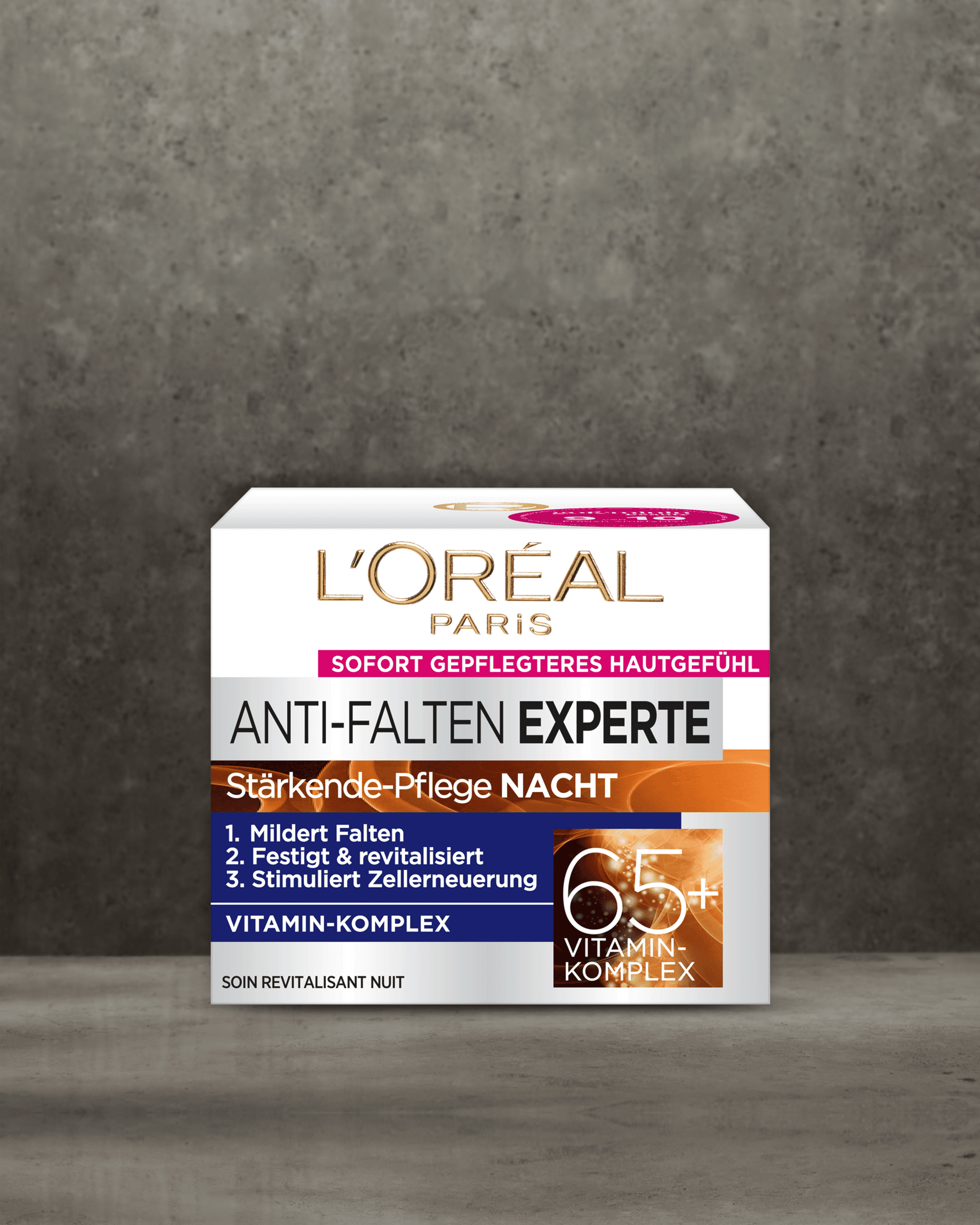 L'OREAL Anti Falten Experte Nachtpflege 65+ 50ml (1227567)