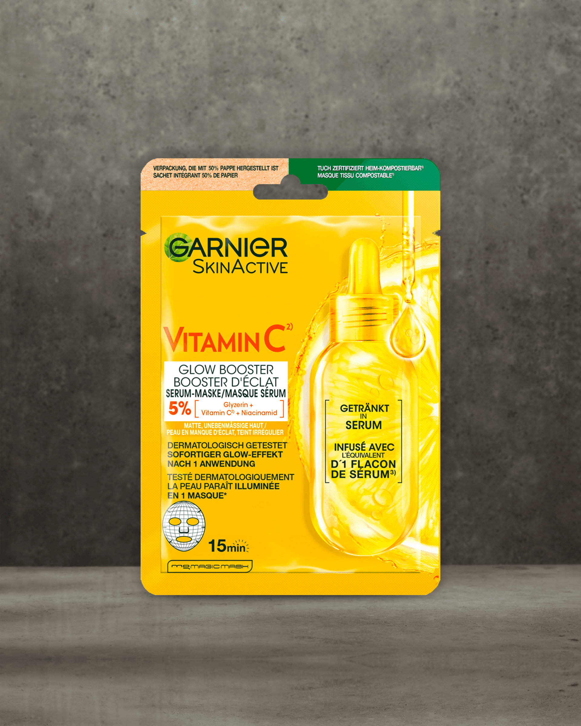 Garnier Skin Active Tuchmaske Vitamin C 1St (1419672)